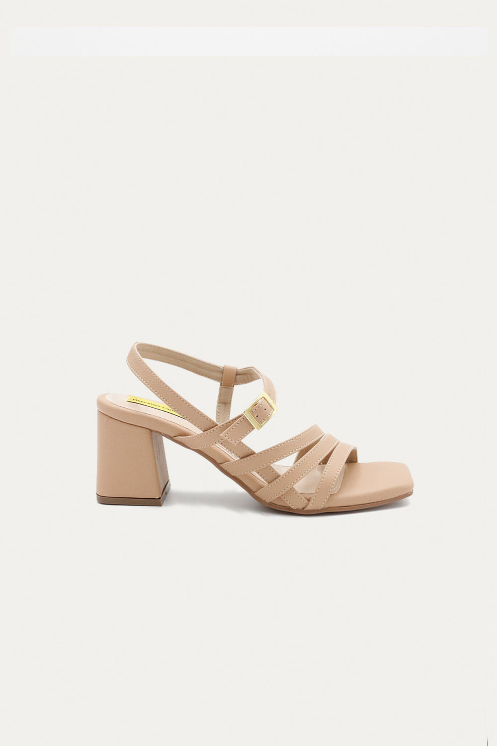 Sandalia Tacón Lia Beige