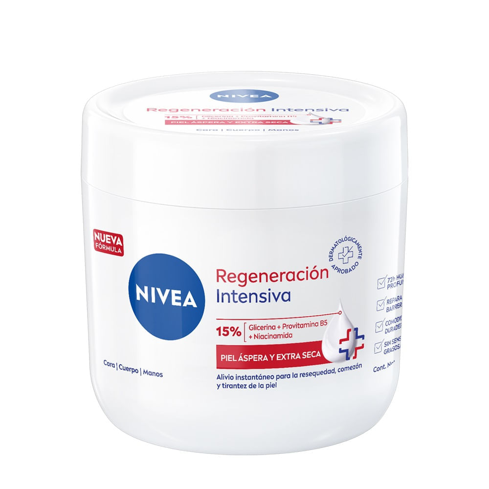 Crema Corporal Nivea Regeneración Intensa Piel Seca X 400ml