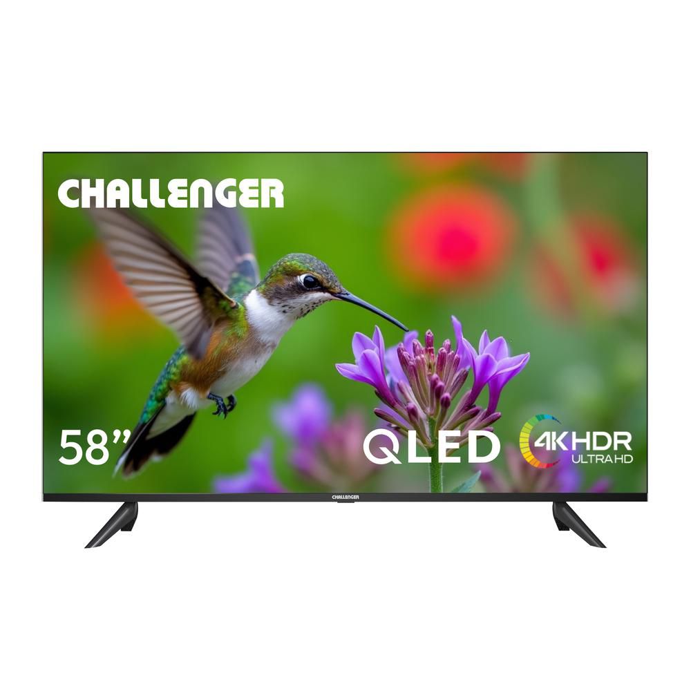 Televisor CHALLENGER 58 pulgadas QLED Uhd4K Smart TV 58KG290
