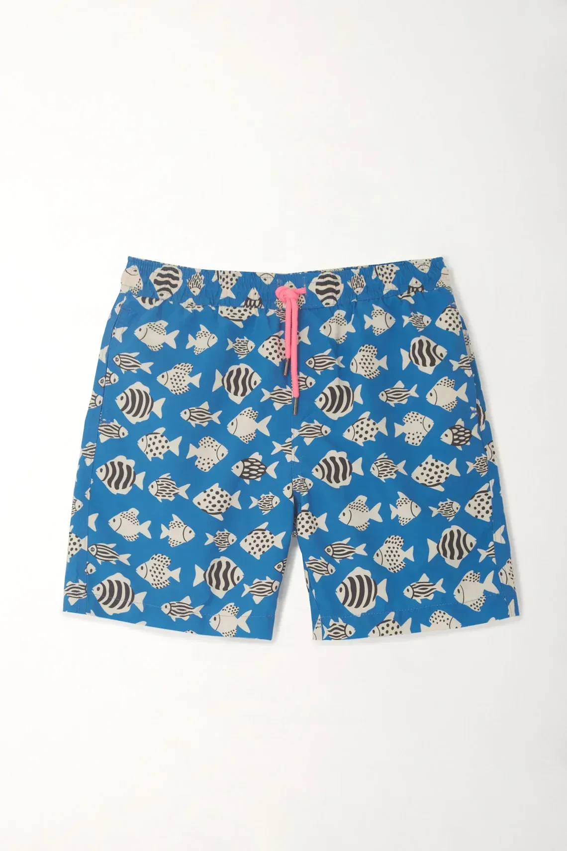 Pantaloneta de baño estampada con cordón ajustable para niño
