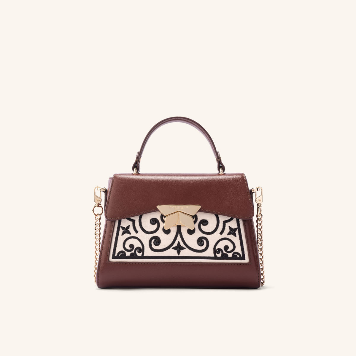 Bolso De Mano Alma Con Cadena Toffe Sagrada