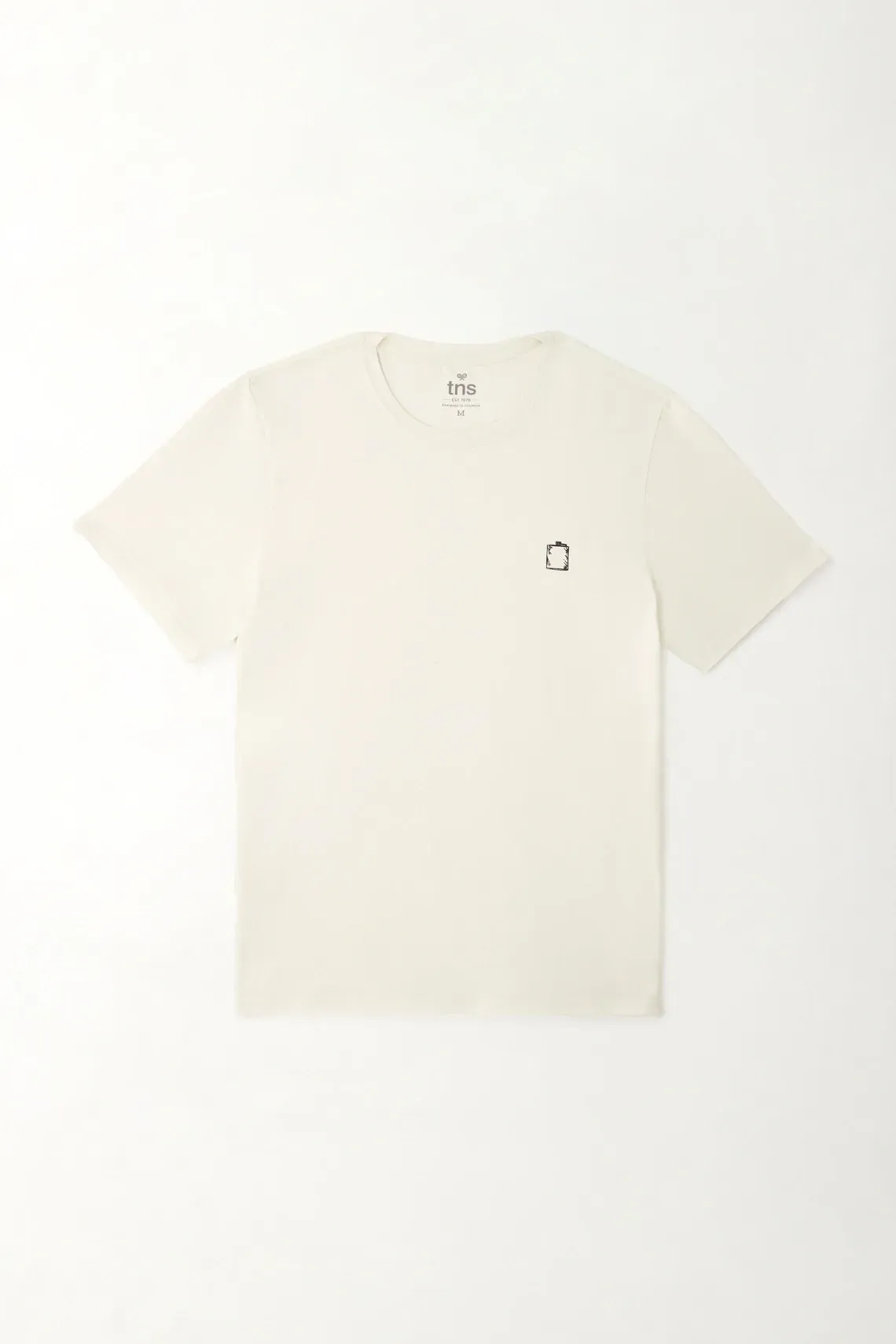 Camiseta estampada crudo para hombre