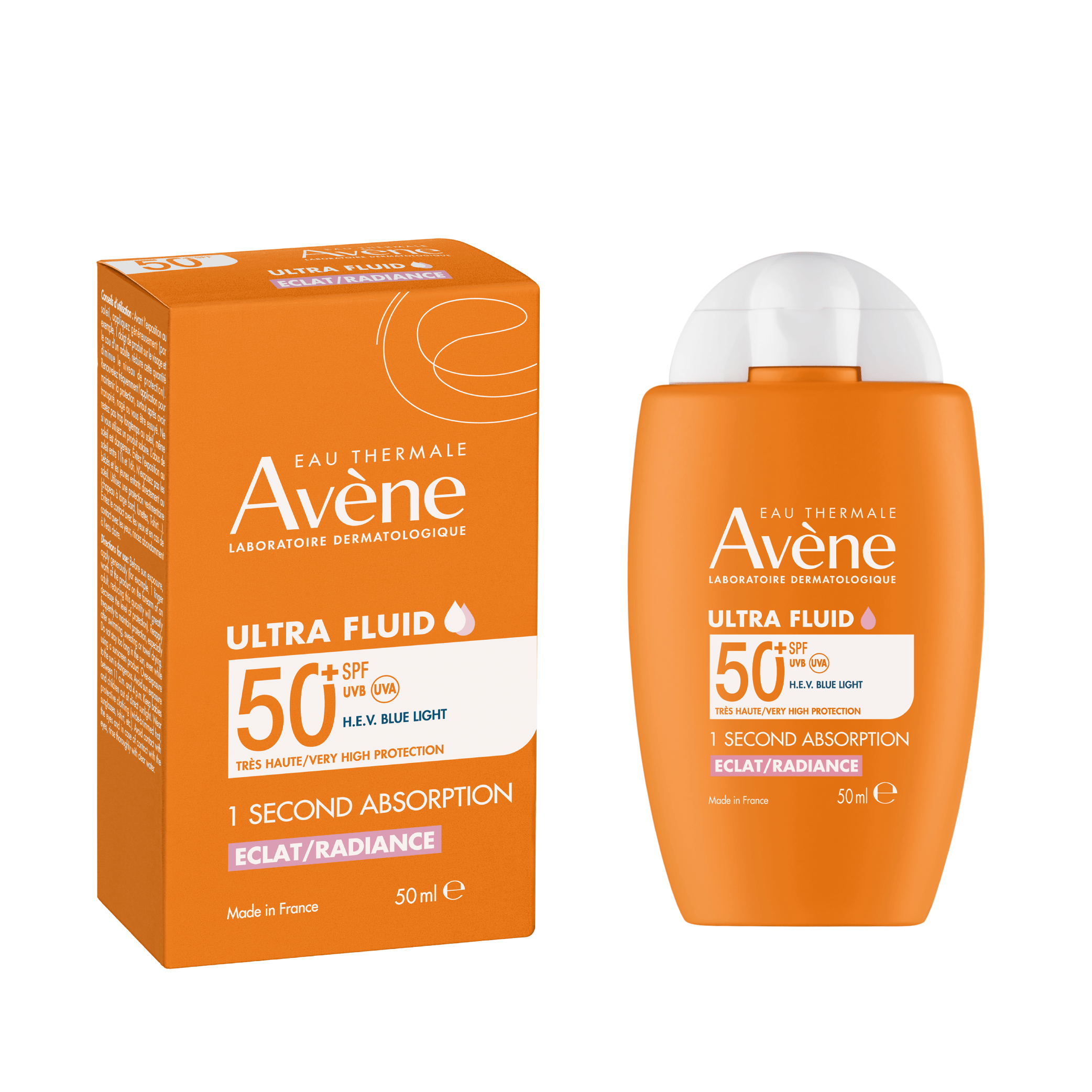 Protector Solar Avène Ultra Fluido Radiance SPF 50+ 50ml