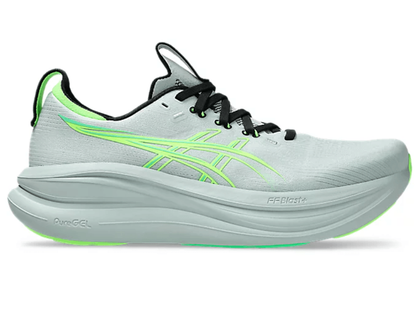 Asics Gel-Nimbus 28 Tenis verde de hombre para correr