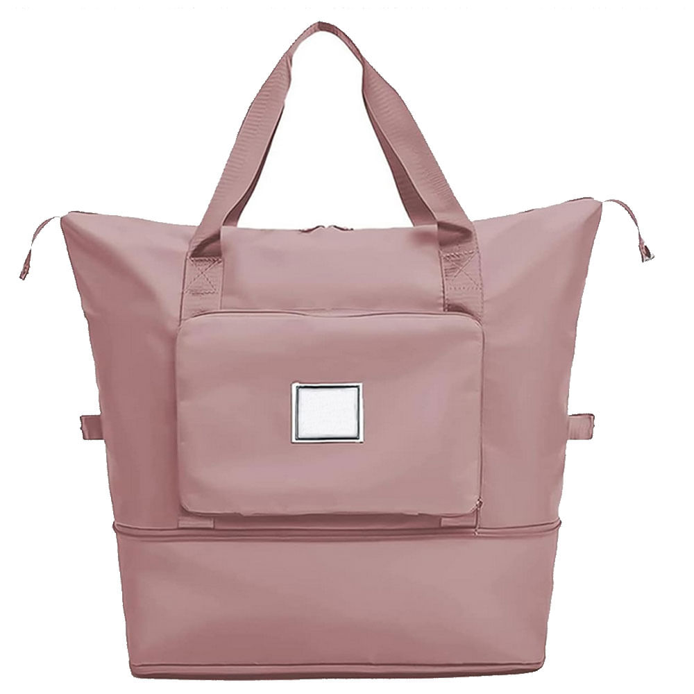 Bolso  Viajero Plegable Expandible Multi Proposito Palo Rosa