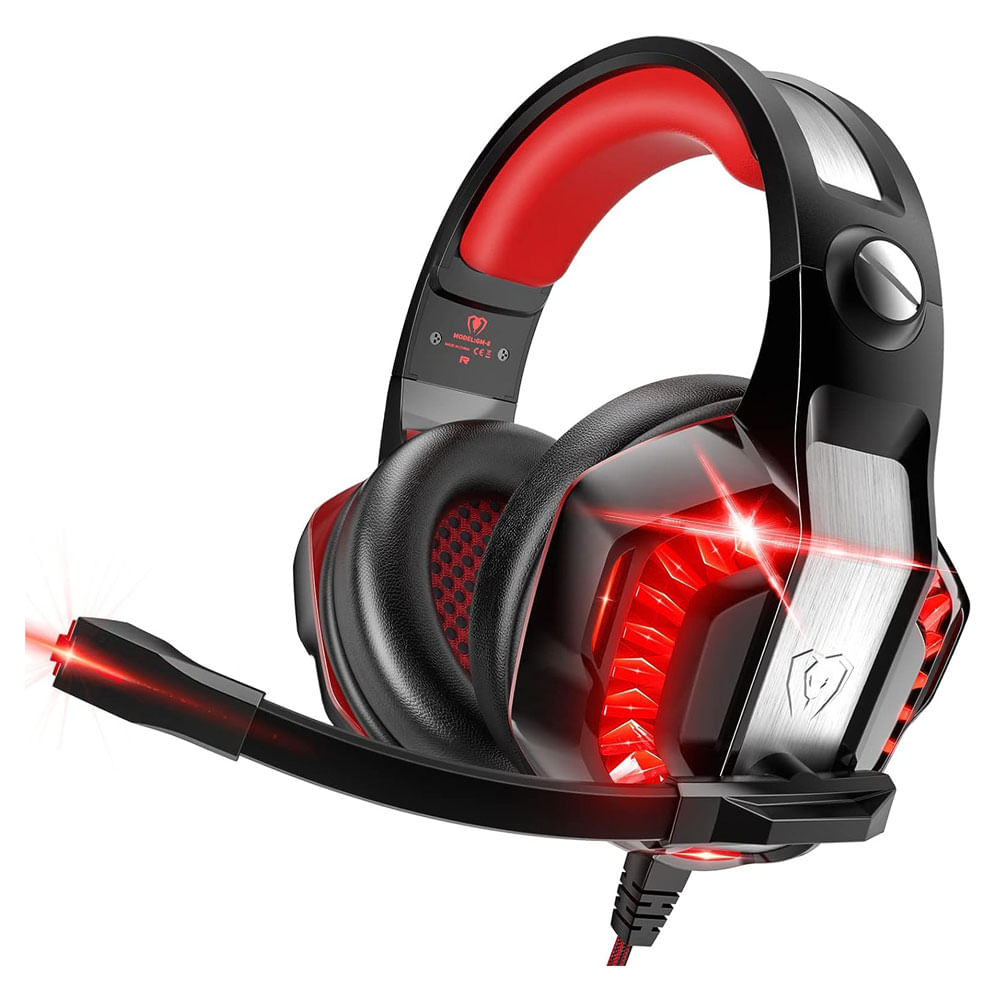 Audifono Diadema Gamer Usb Microfono Luz LED G2000 2da Generacion
