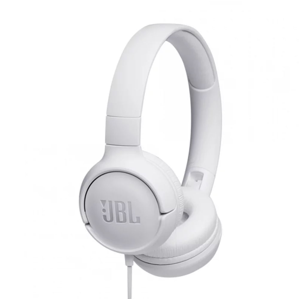 Audifonos JBL Tune 500 Supraaurales Manos Libres Microfono Blanco