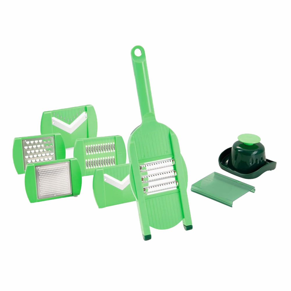 Picador Procesador Cortador Rallador Verduras Frutas Ayudante 6en1 Vd