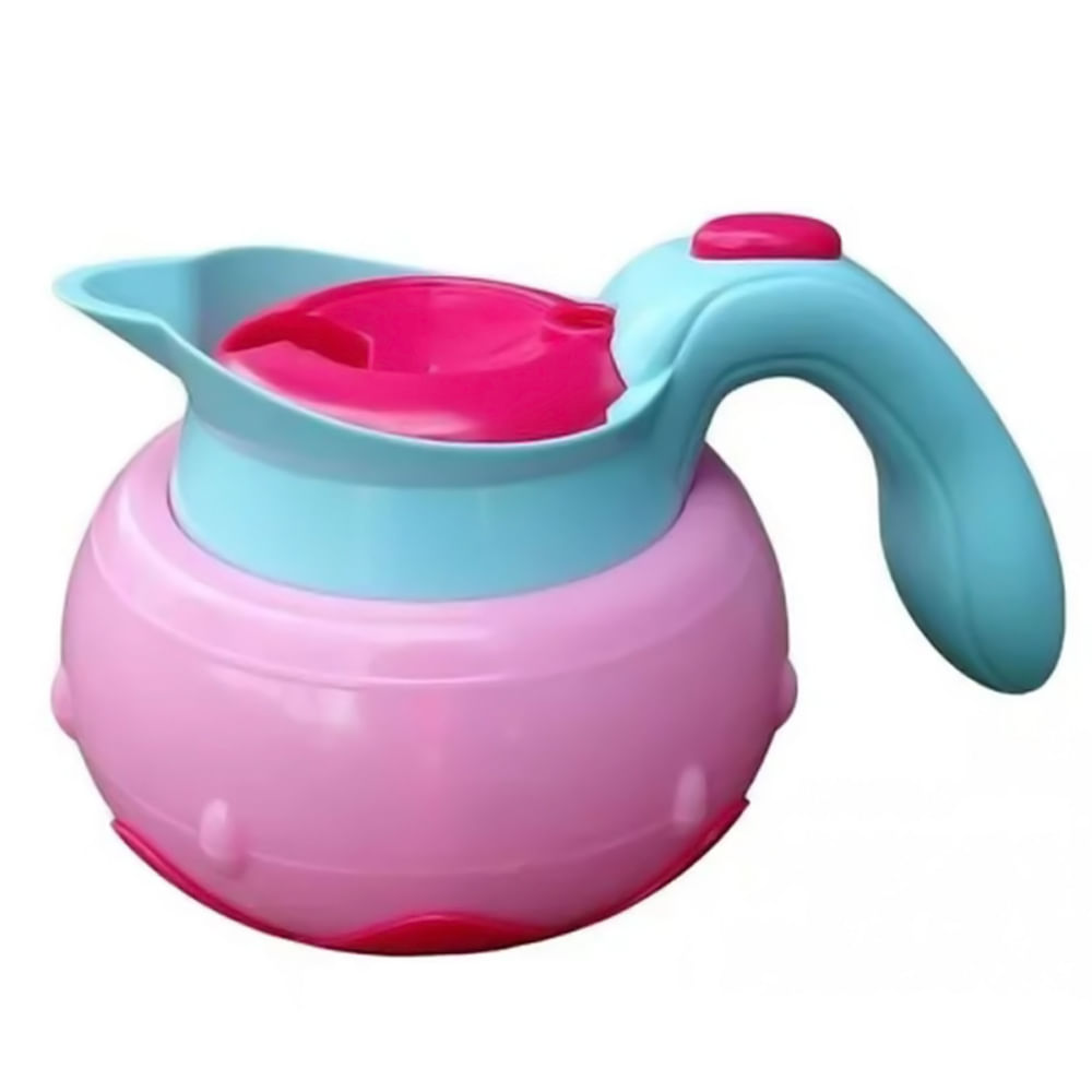 Tetera Juguete Agua Vapor Chicas Hora Te Diversion Luces Sonido Rosa