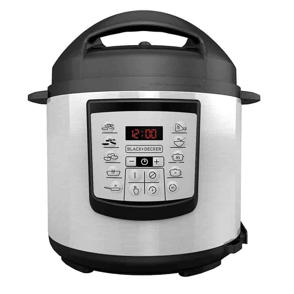 Olla Presion Multifuncional Electrica Digital 6Lt Black+Decker PR100SD