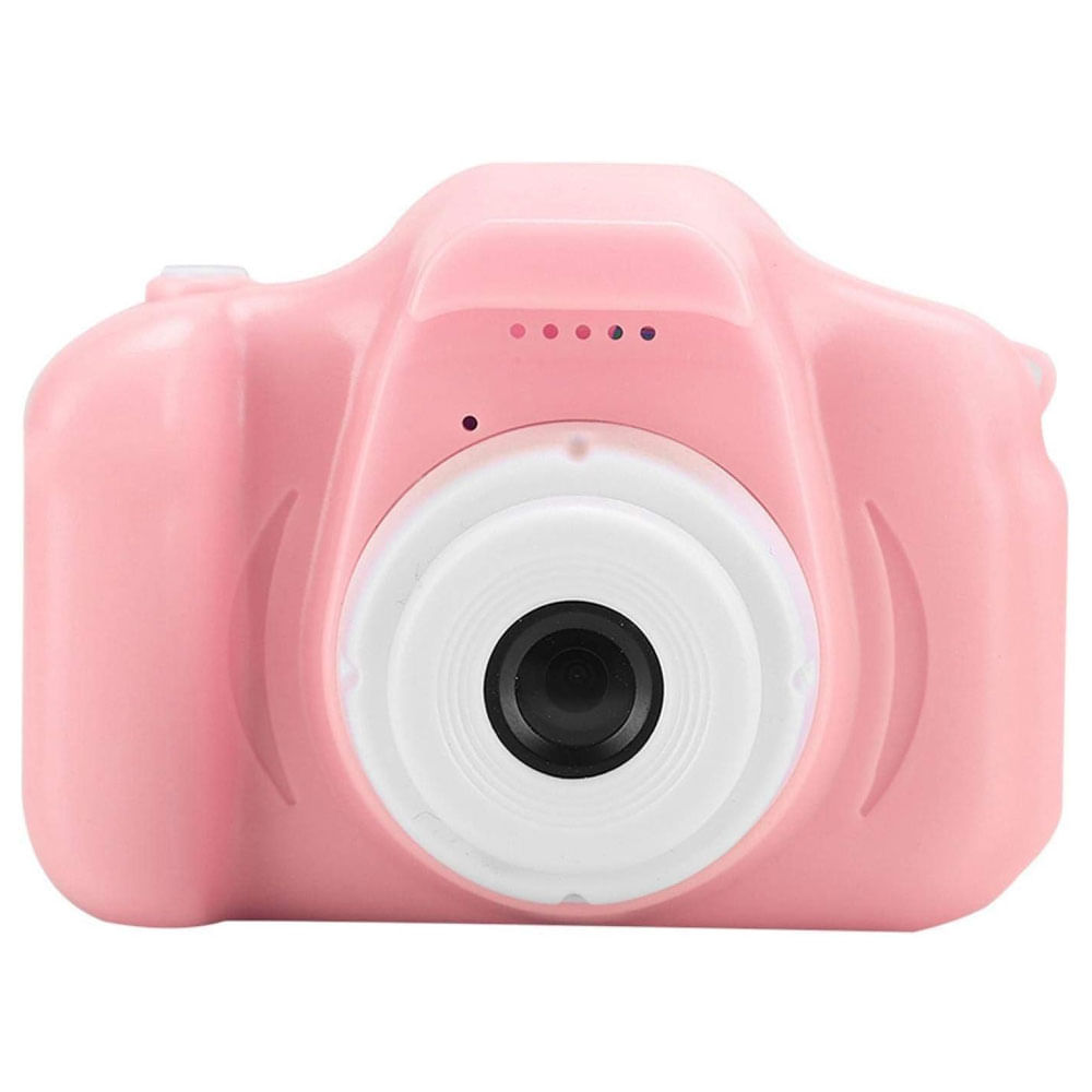 Camara Digital Niños X2 Flash Rosado SD Fotos Videos Audio Selfie