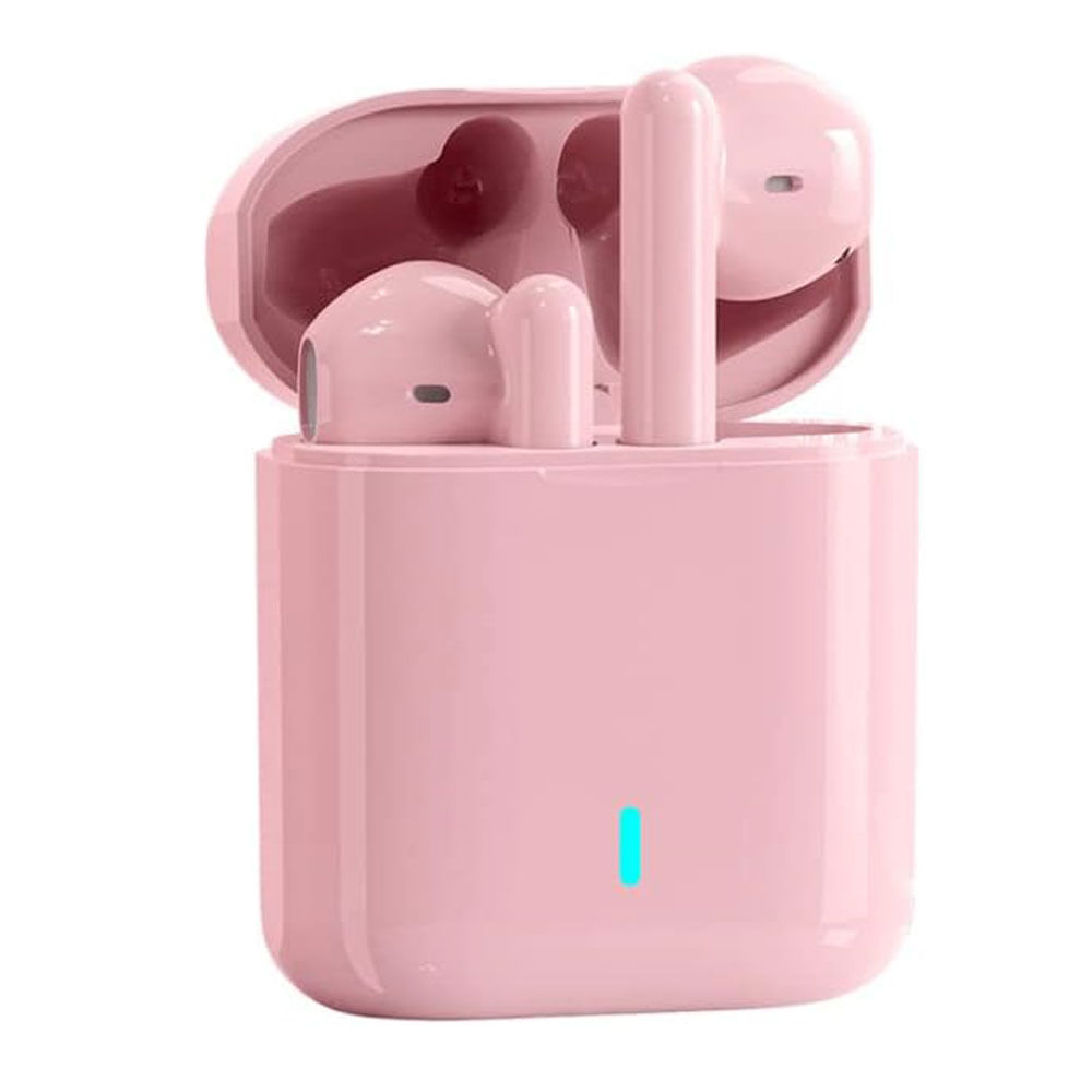 Audifonos Inalambricos Bluethooth Genericos Tipo C Rosado 5.0