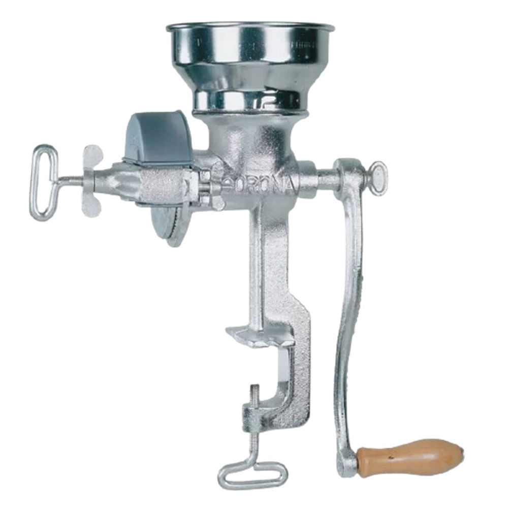 Molino Tradicional Grano Corona L14200 Tolva Baja Recetas Estaño Puro