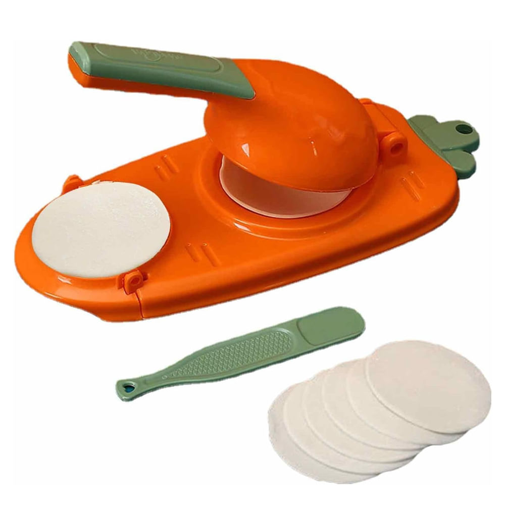 Molde 2 En 1 Empanadas Dumpling Portatil Prensa Manual Multifuncional