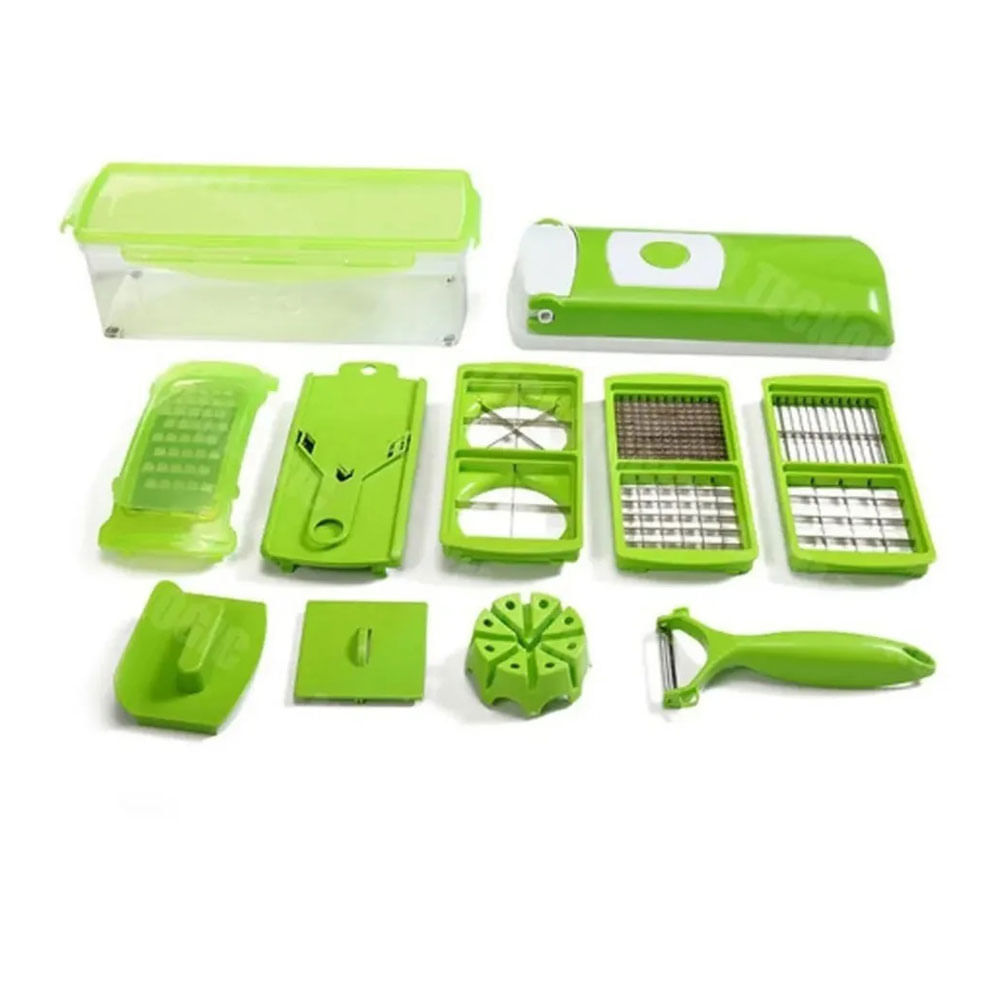 Picador Procesador Cortador Rallador Verduras Frutas Cocina 11 Piezas