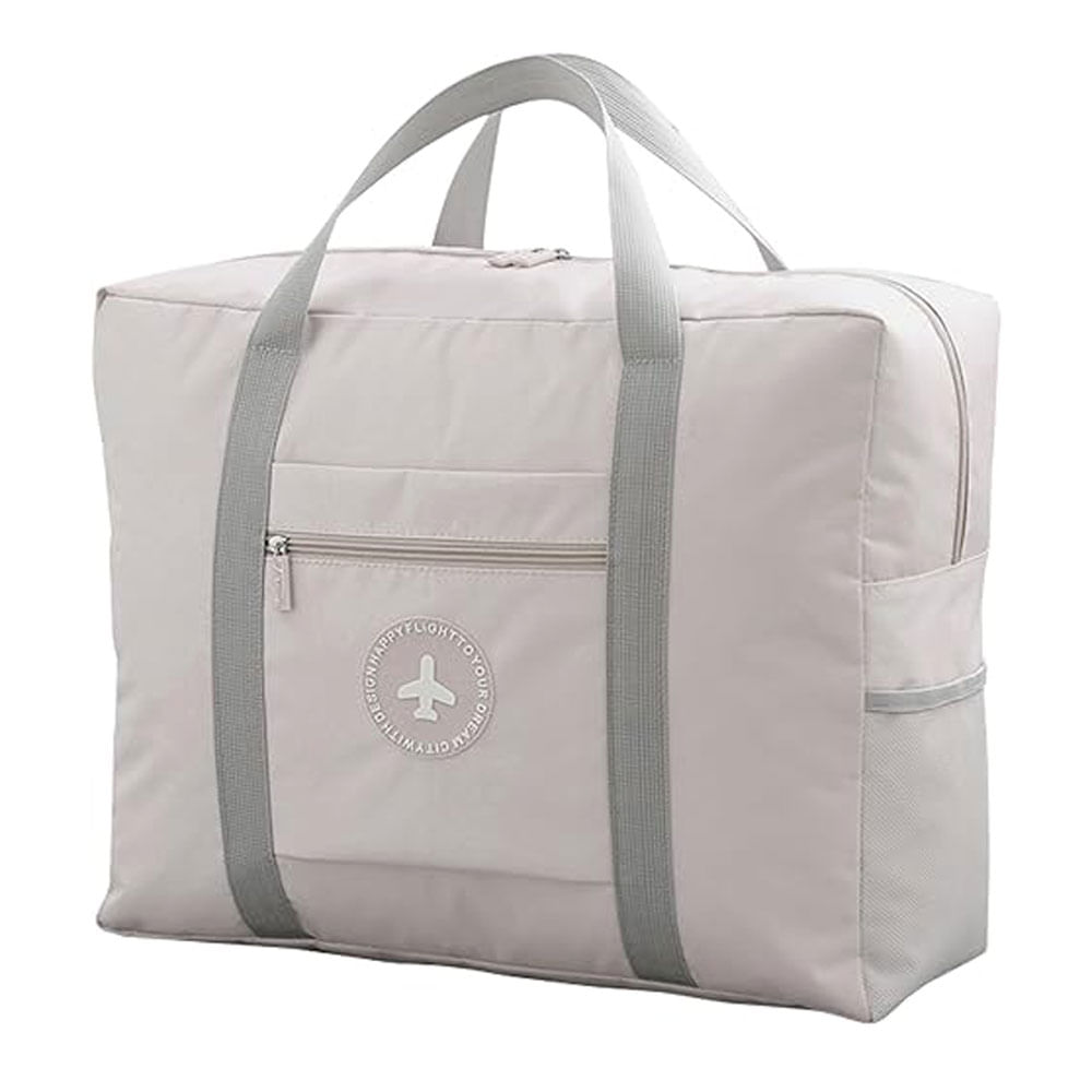 Maleta Viajera Avion Ligera Plegable  Impermeable Personal Gris