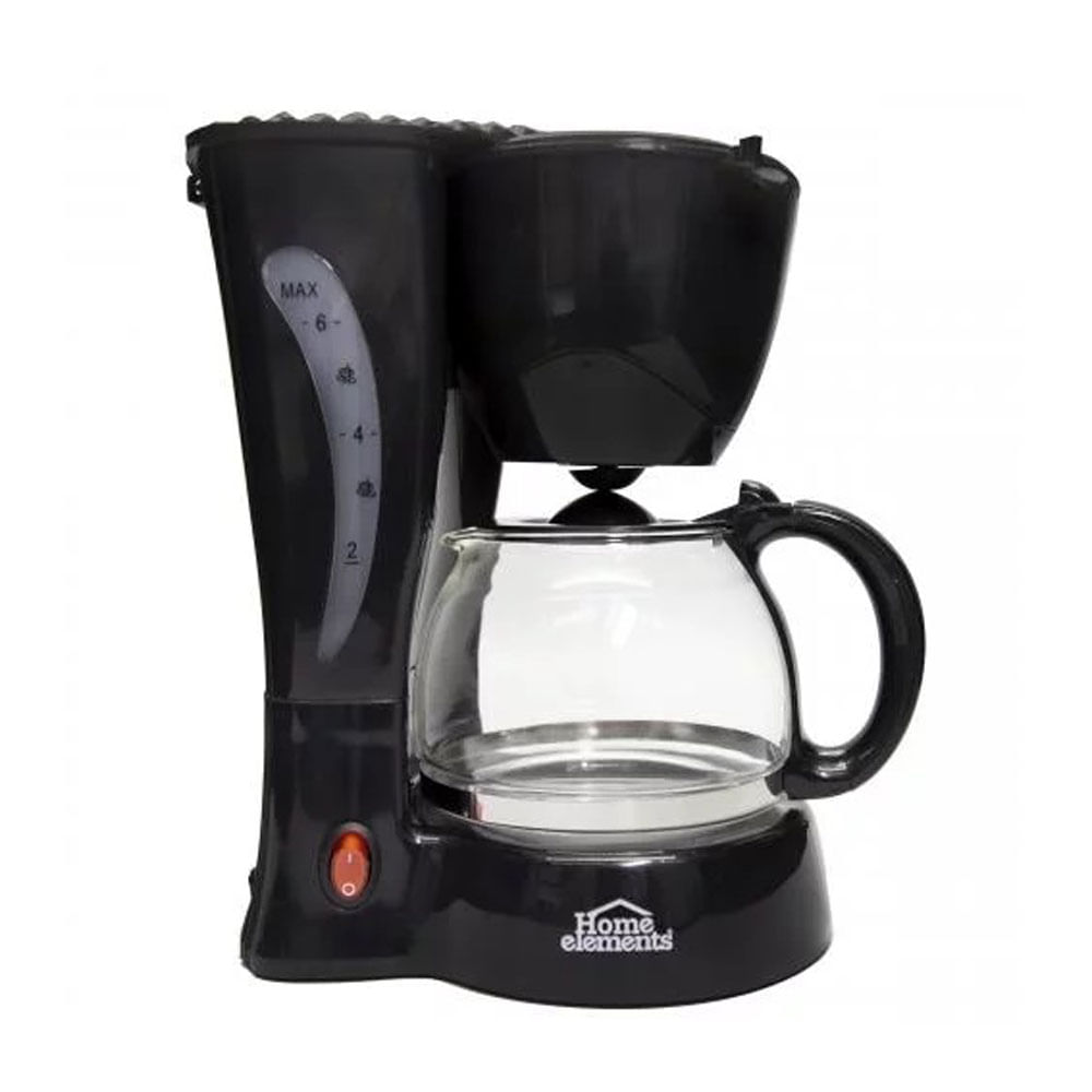 Cafetera Electrica Hogar Oficina Seis Tazas Jarra Vidrio Antigoteo