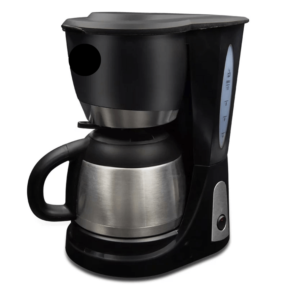 Cafetera Electrica Negra Jarra Acero Inoxidable Capacidad 10 Tazas