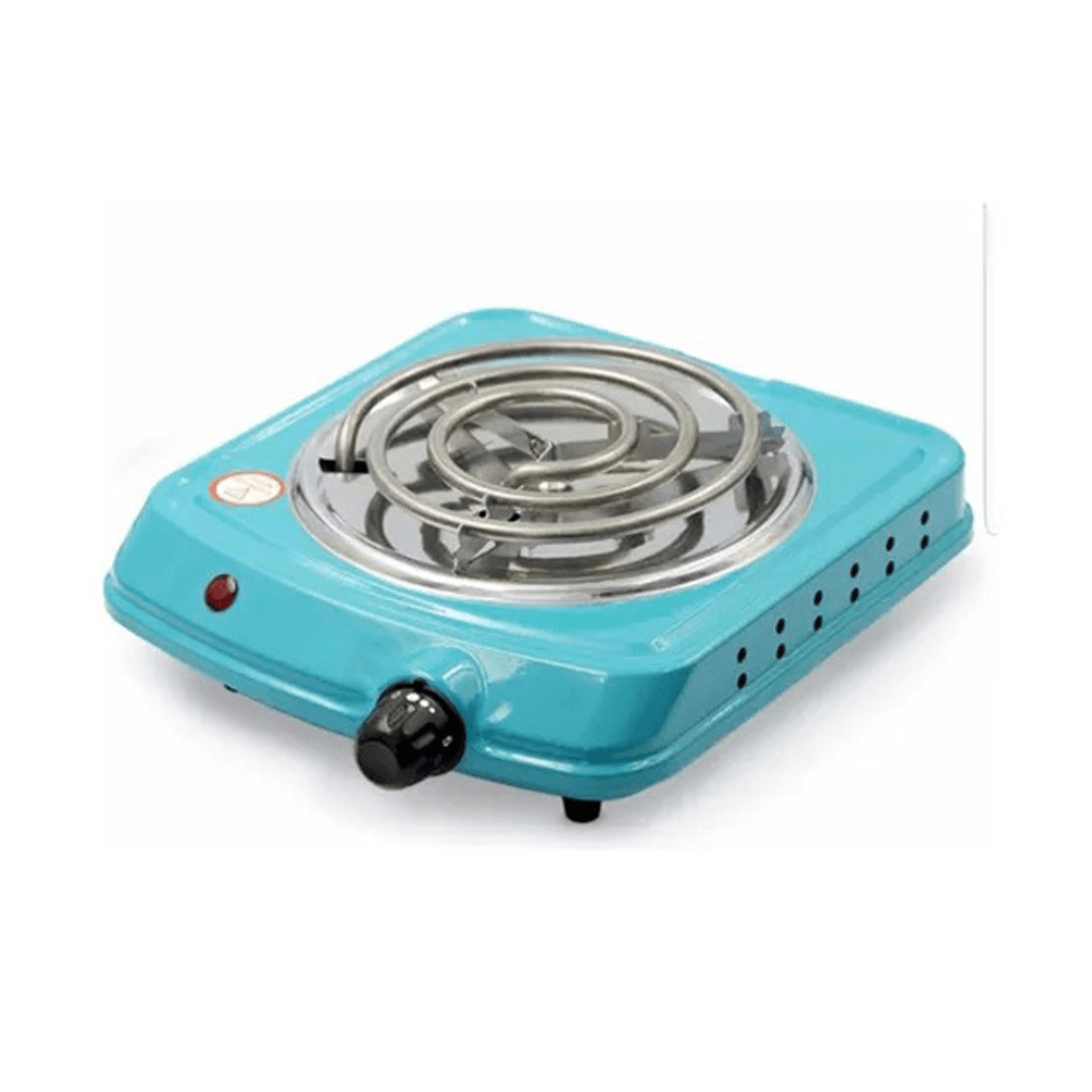 Estufa Electrica Portatil 1 Puesto Control Termico 5 Temperaturas Azul