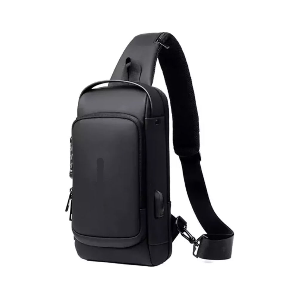 Bolso Antirrobo Mini Mochila Pecho Puerto Usb