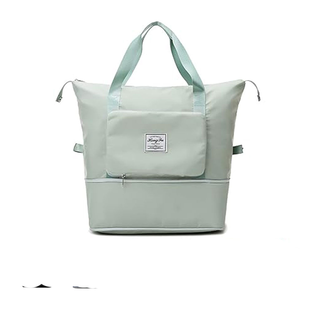 Maleta Bolso Viajero Plegable Expandible Multi Proposito Verde