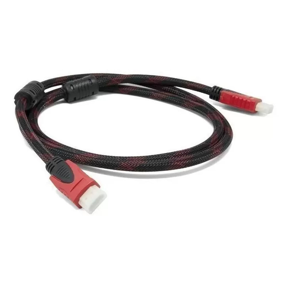 Cable HDMI Enmallado Filtro Bolsa 1.5 Metros Full HD 1080P Reforzado