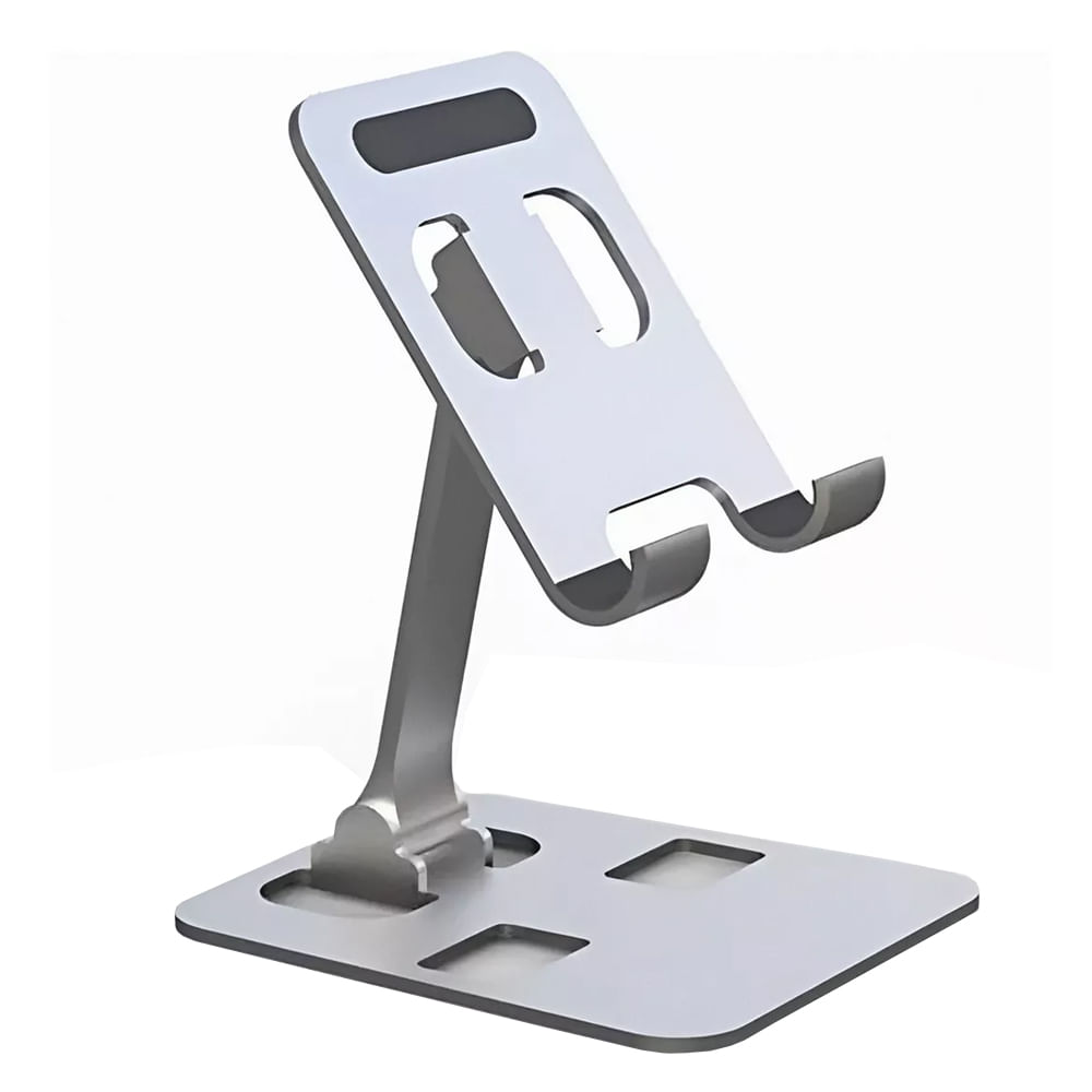 Base Soporte Metalico Celular Escritorio Plegable Portatil Ajustable