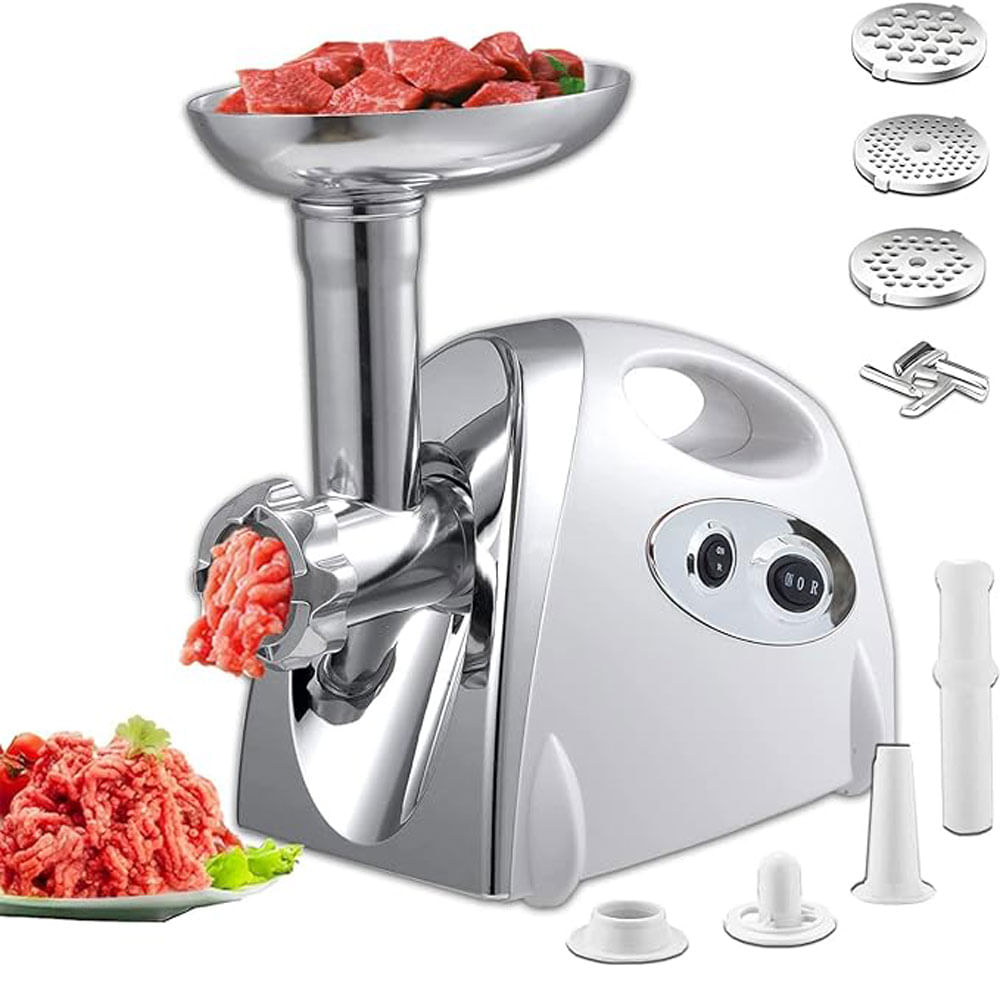Molino Carne Uiversal Royal IUMGB 1200w Carne Pollo Pescado Plateado