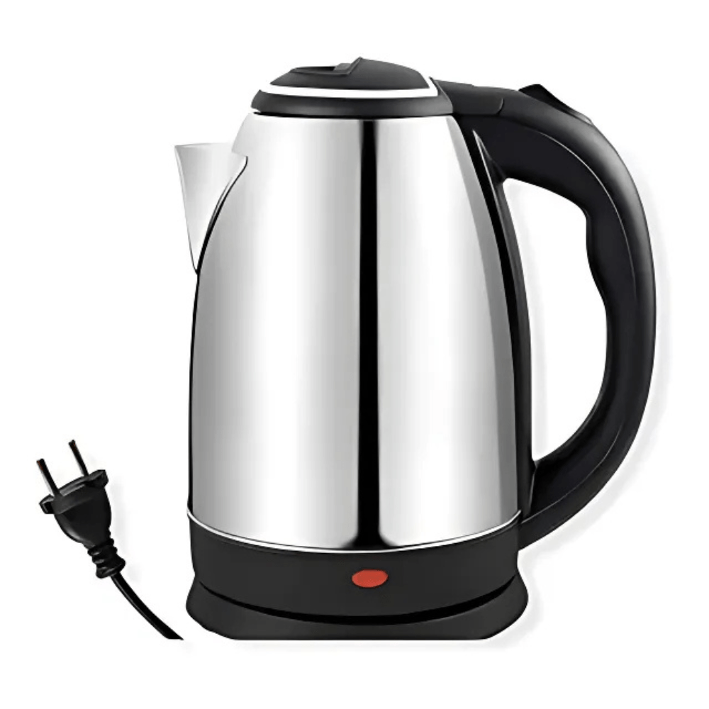 Jarra Hervidor Electrica 2 Litros Portatil Acero Inoxidable Luz Indicadora
