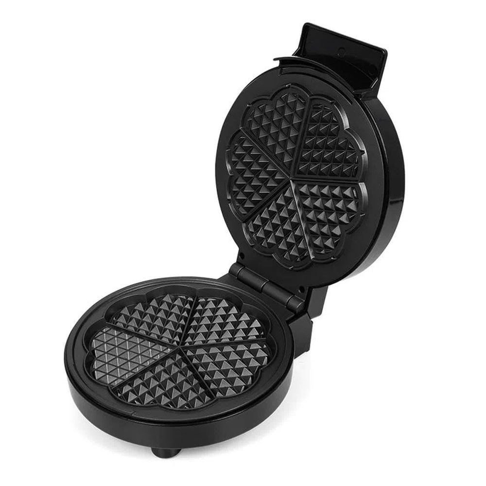 Waflera Home Elements HEW906 Antiadherente 850W 20Cm Placa Negro