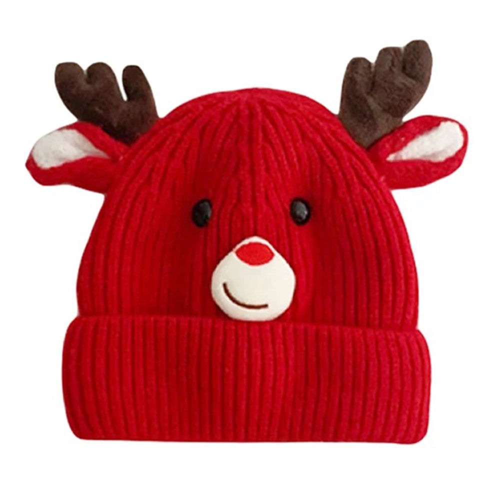 Gorro Infantil Lana Invierno Multiestilos Niños Niñas  Reno Navideñ Rj