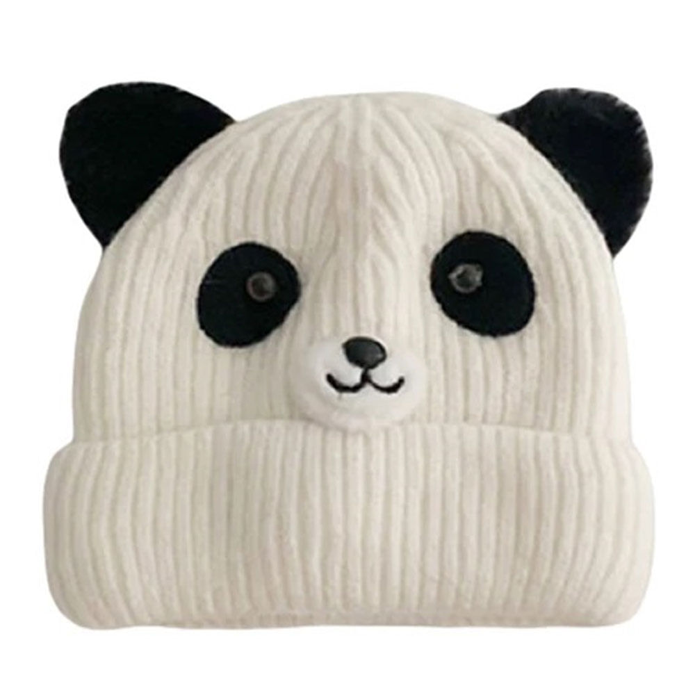 Gorro Infantil Lana Invierno Multiestilos Niños Niñas  Oso Panda Bl