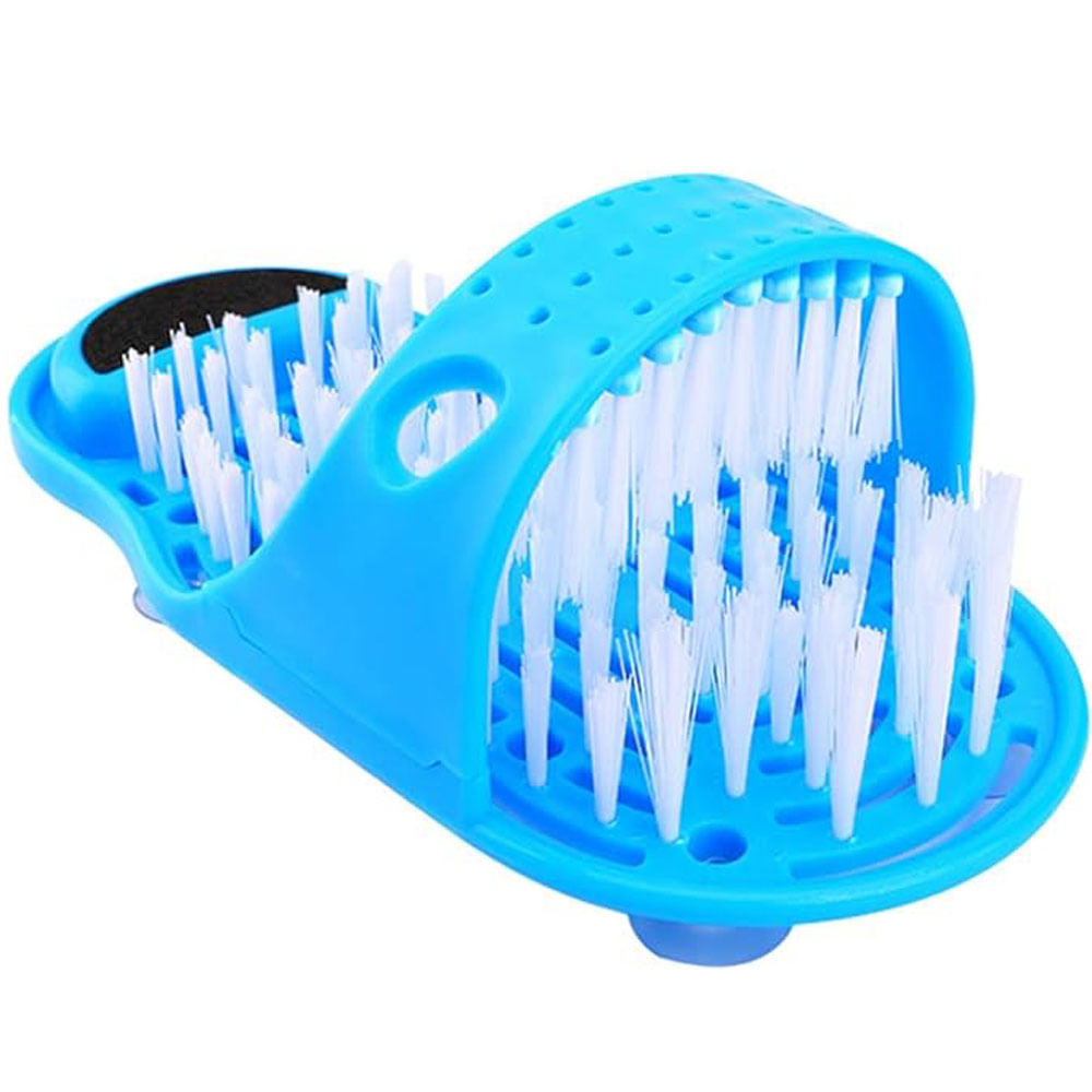 Chancla Limpieza Pies Cepillo Limpieza Uso Ducha Masajeador Spa Azul