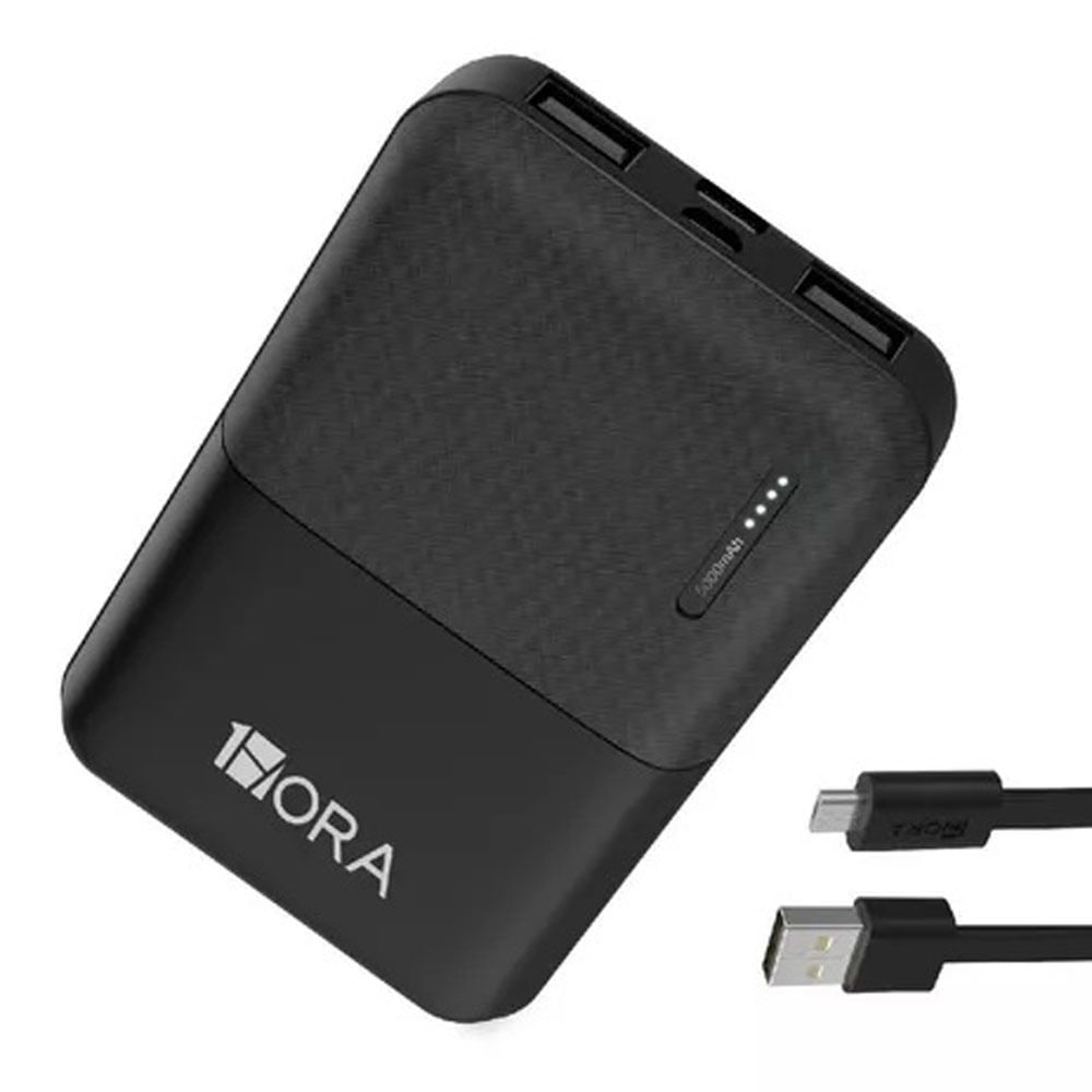 Power Bank Cargador celular 5000mAh Portatil GAR 103 1hora Negro