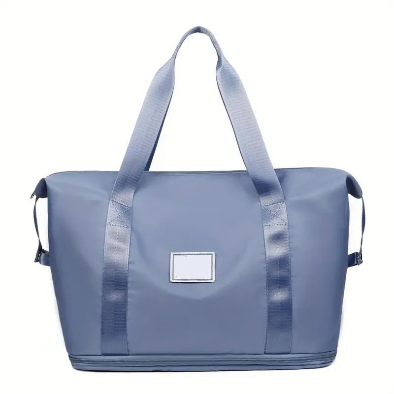 Maleta Bolso Viaje Ligero Expandible Plegable Morral Versatil Azul MT204