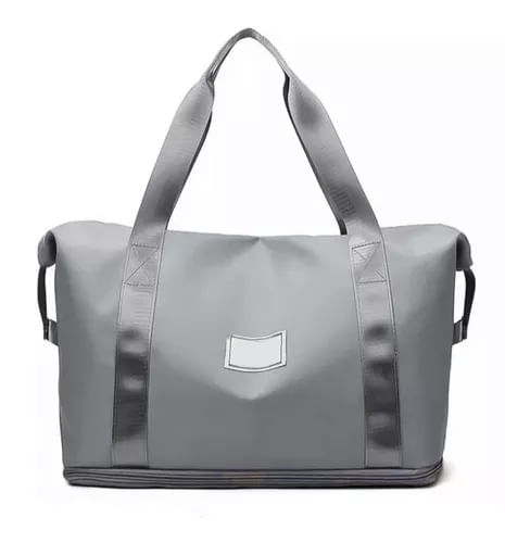 Maleta Bolso Viaje Ligero Expandible Plegable Morral Versatil Gris MT204