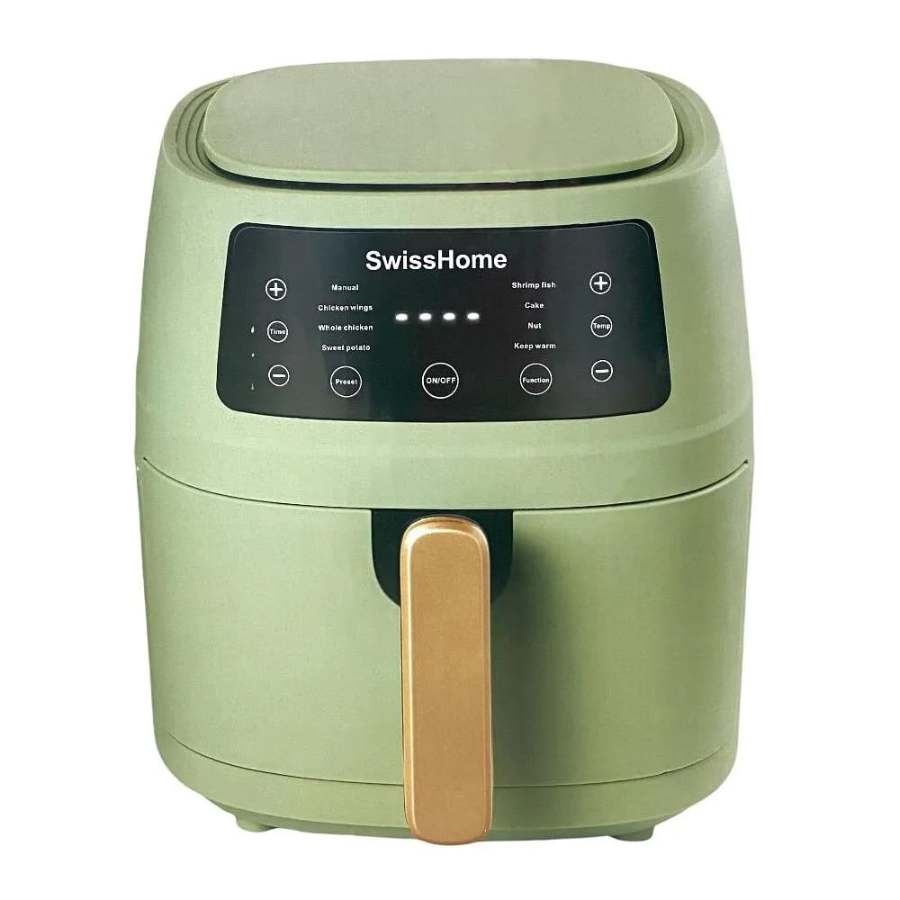 Freidora Aire Multicoccion 5L Electrica 1350W Sin Aceite 10 en 1