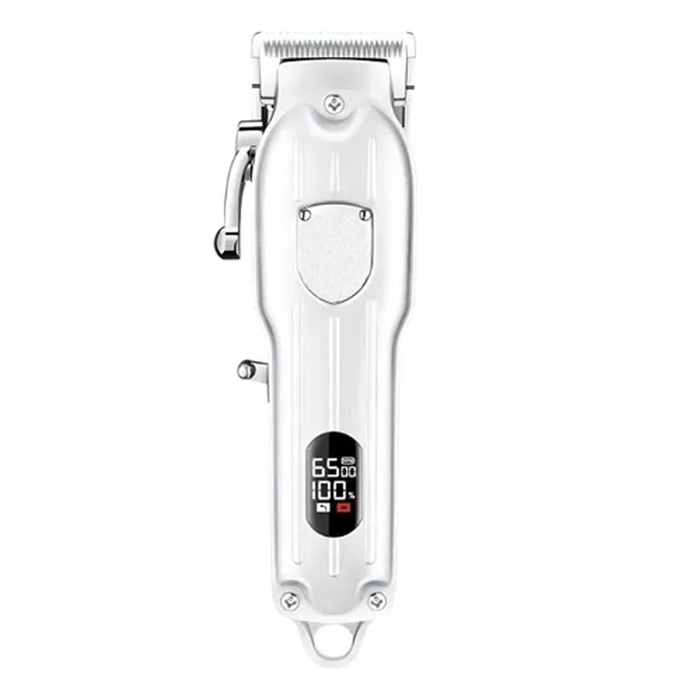 Maquina Peluqueria Inalámbrica Profesional V-092 Corte Cabello Guias Blanca