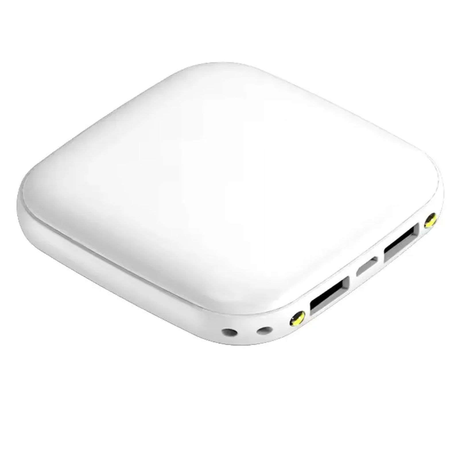 PowerBank 5000mAh Color Blanco Celular Cable Accesorio Cargador