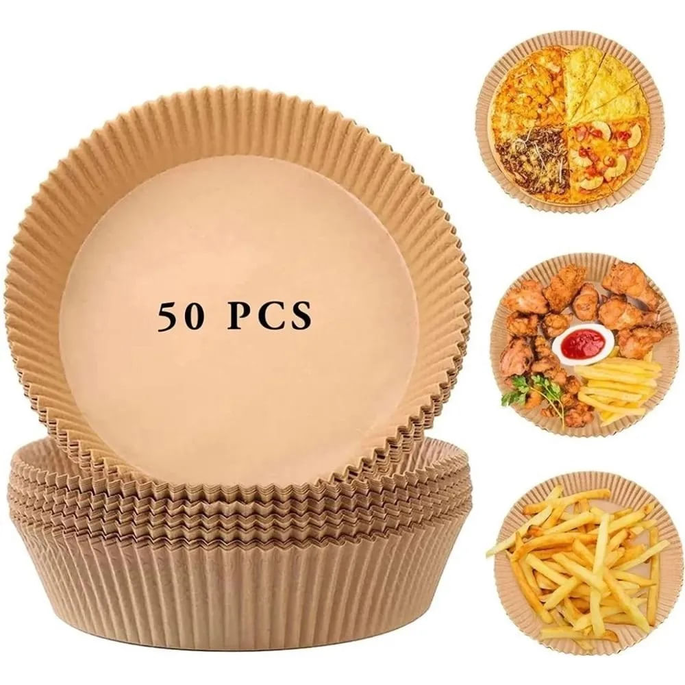 Canasta x50 Papel Antiadherente Air Fryer Canastilla Freidora