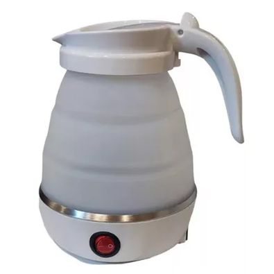 Calentador Tetera Hervidor Eléctrico Plegable Viaje Gris Agua