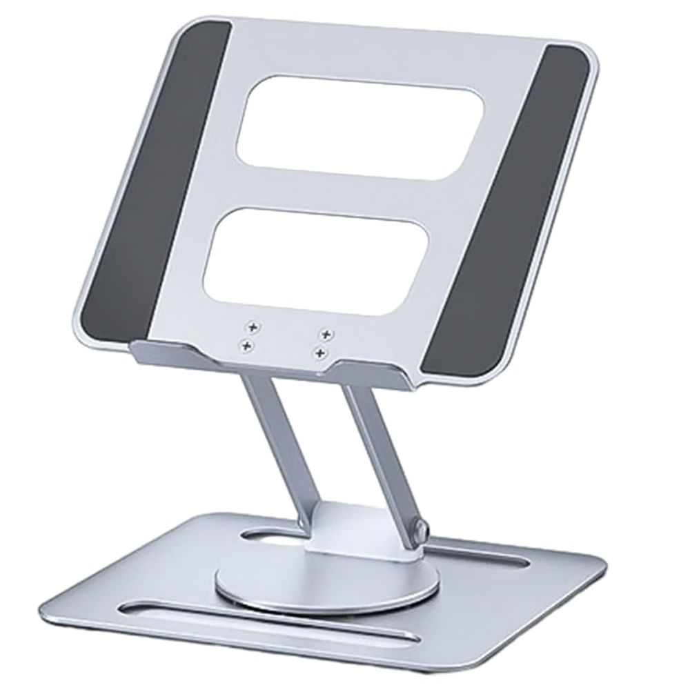 Soporte Giratorio 360 Pc Aluminio Base Portatil Comoda Plegable