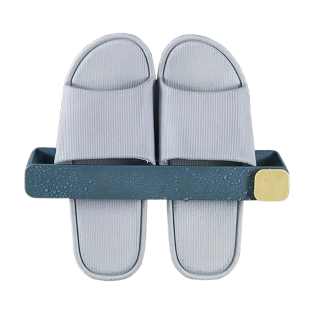 Organizador Chanclas Zapatero Adhesivo Soporte Baño Practico Azul Oscuro