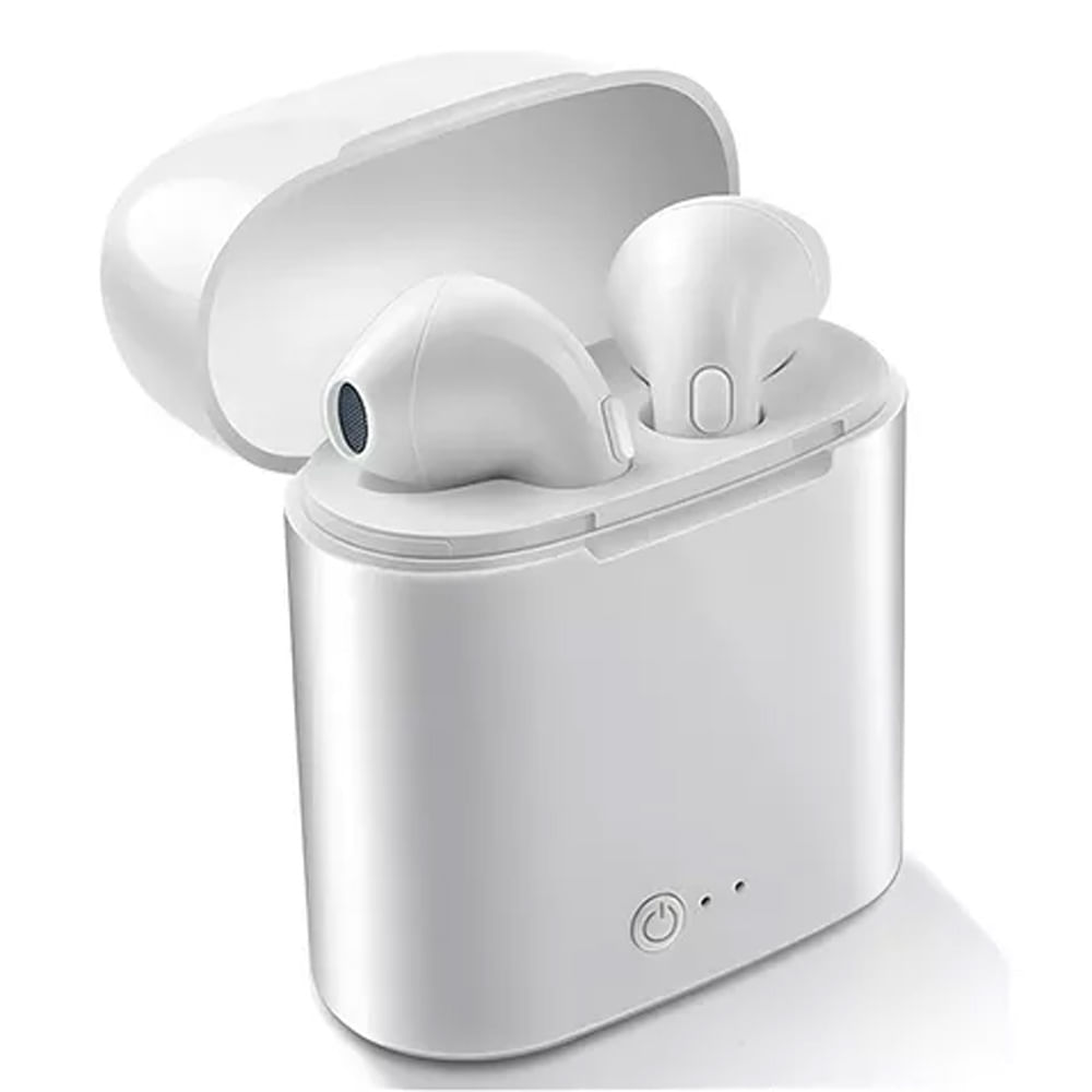 Audifonos Bluetooth Potentes Recargables Stereo Blancos