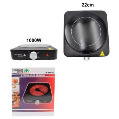 Estufa Induccion Portatil 1000w 1 Puesto Infrarrojo Compacta Versatil