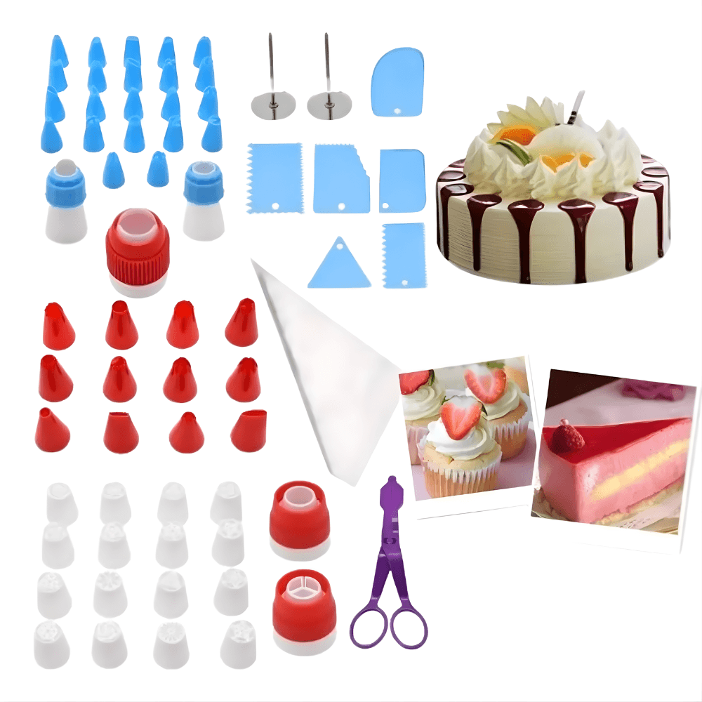 Kit Reposteria 65 Piezas Decoracion Pasteles Utensilios Cocina Galletas