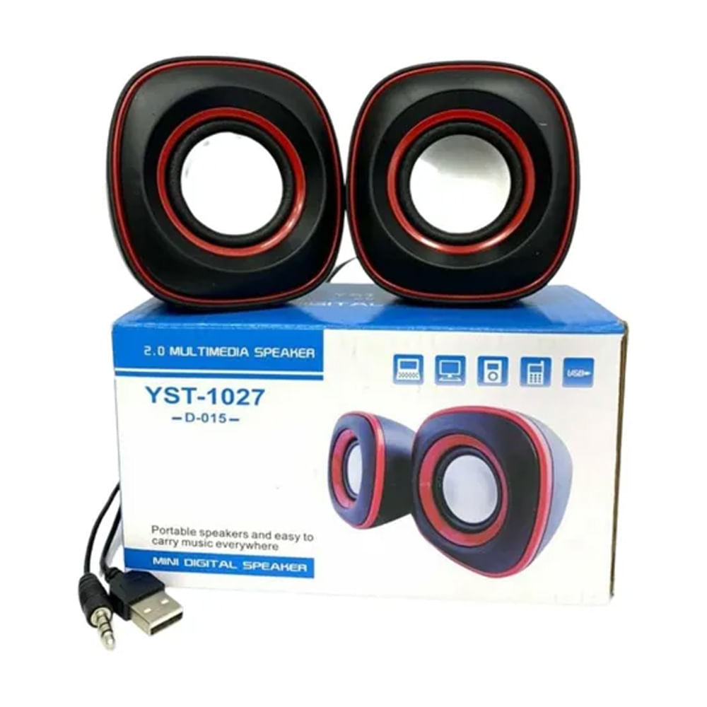 Parlante Digital Pc Altavoz Externo Dispositivos 2.0 Multimedia