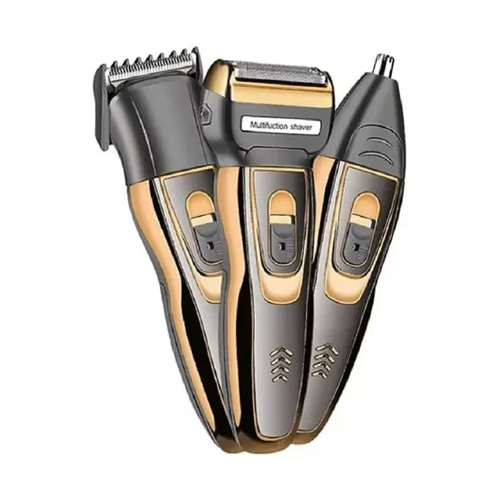 Maquina Afeitar Geemy 3 En 1 Recargable Profesional Cuchillas Precisas