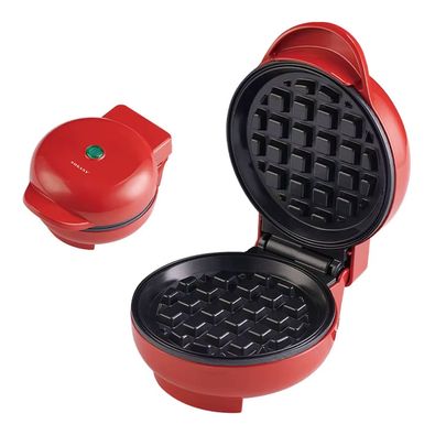 Mini Waflera Electrica 550w Redonda Wafflera Gofres Cocina