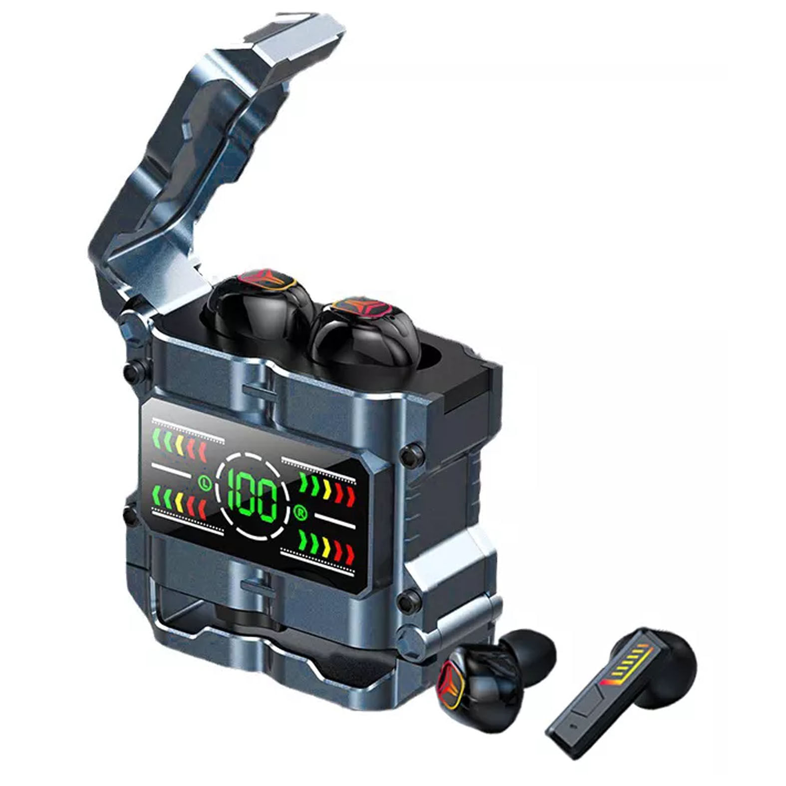 Audifonos Inalambricos Bluetooth M60 Doble Par TWS Power Bank Negro